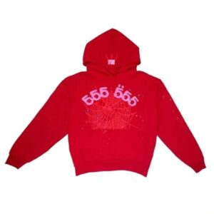 Sp5der Worldwide Red 555 Hoodie