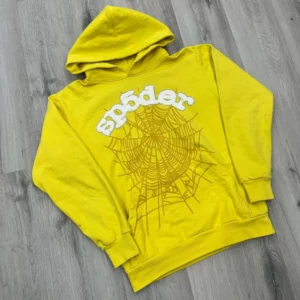 Sp5der Websuit Hoodie Yellow