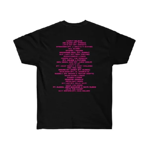 P*nk! Album Young Thug Black Sp5der T-shirt