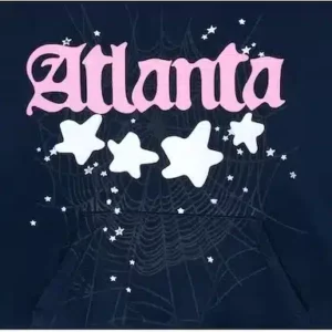 Navy Sp5der Atlanta Hoodie